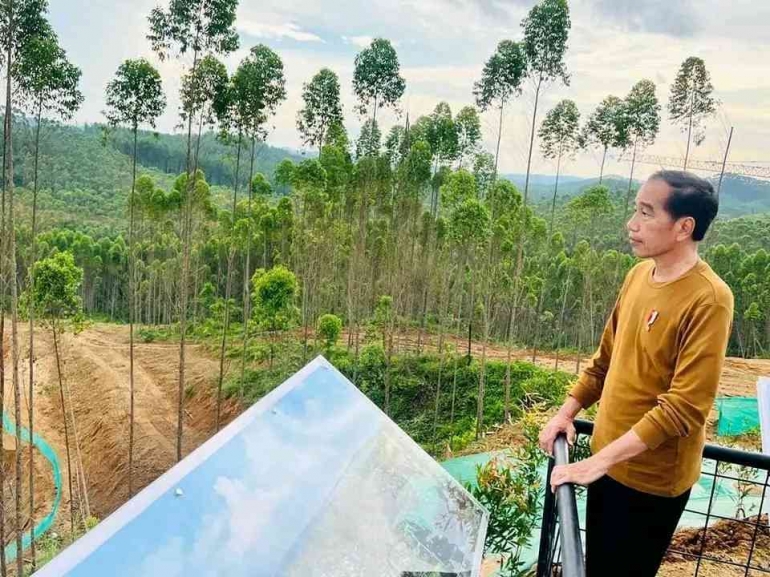 Lokasi Istana Kepresidenan (Foto Facebook.com/Presiden Joko Widodo) 