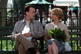 Salah satu adegan dalam film You've Got Mail memperlihatkan Joe Fox (Tom Hanks) dan Kathleen Kelly (Meg Ryan). Sumber: IMDb