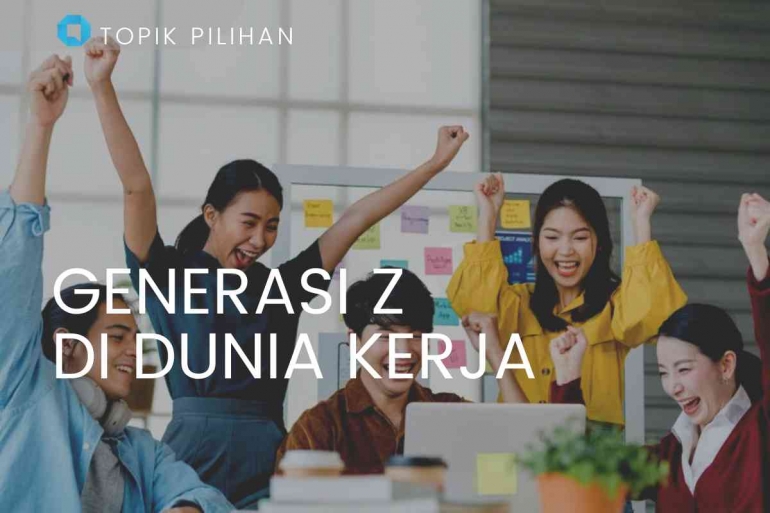 Ilustrasi generasi Z. (Diolah kompasiana dari sumber: Freepik/ tirachardz via kompas.com)