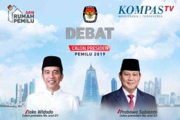 Debat Capres 2019 | Sumber: Kompas.com