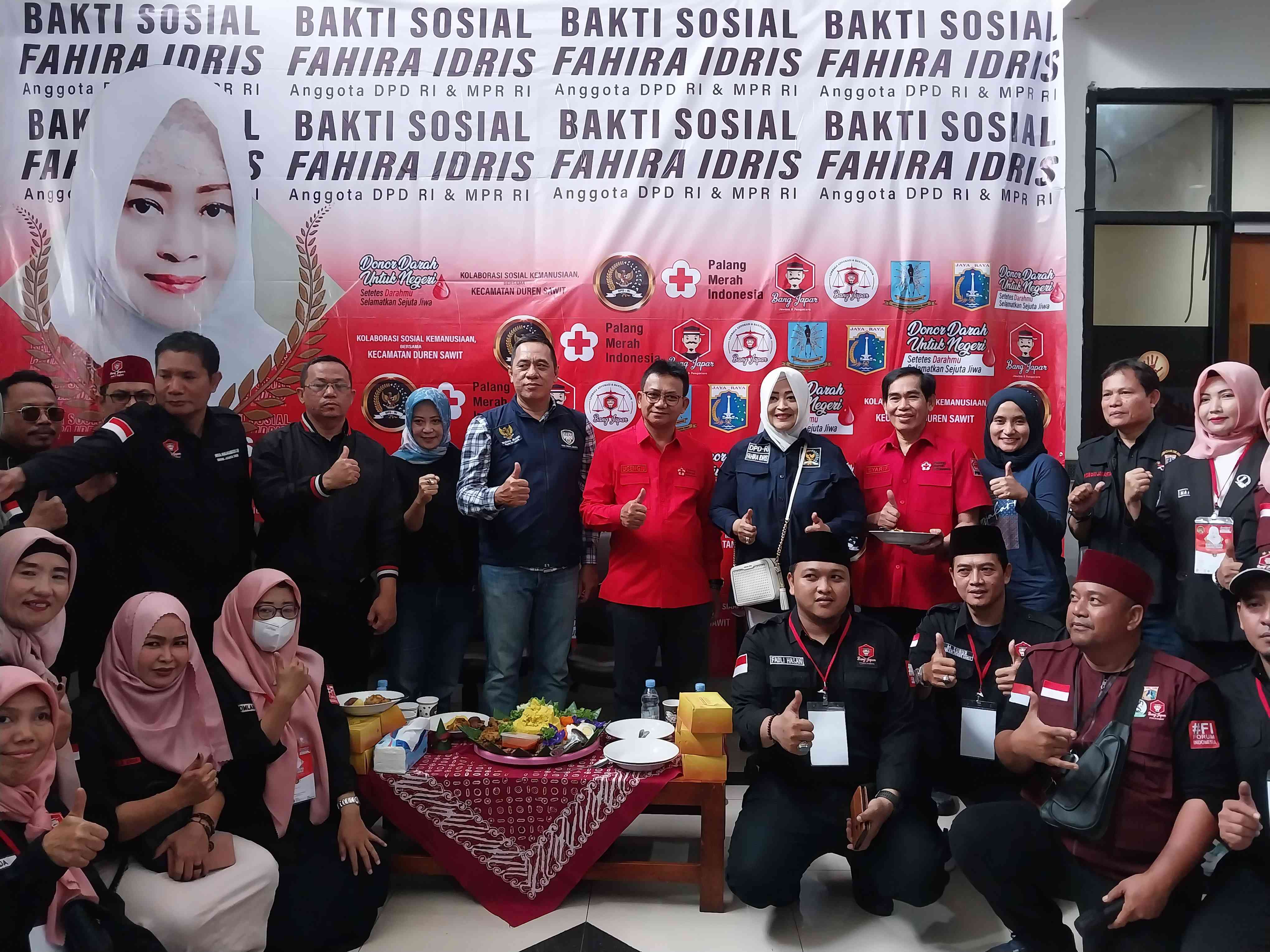 Anggota DPD RI Fahira Idris Dan Ormas Bang Japar Gelar Donor Darah Dan ...