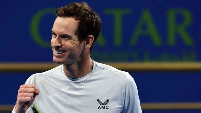 Petenis Britania Raya Andy Murray singkirkan Jiri Lehecka di SF untuk tantang Medvedev di Final Qatar ExxonMobile Open. Su.ber foto : sportinglife.com