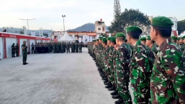 Dok Makodim 0205/Tanah Karo Dandim sebagai Dansubsatgas Pam VVIP Kunker RI 1 dan F1H2O Danau Toba Balige 26022023