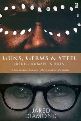 Gambar 5. Cover depan buku 'Bedil, Kuman, & Baja' | Sumber: https://www.gramedia.com/