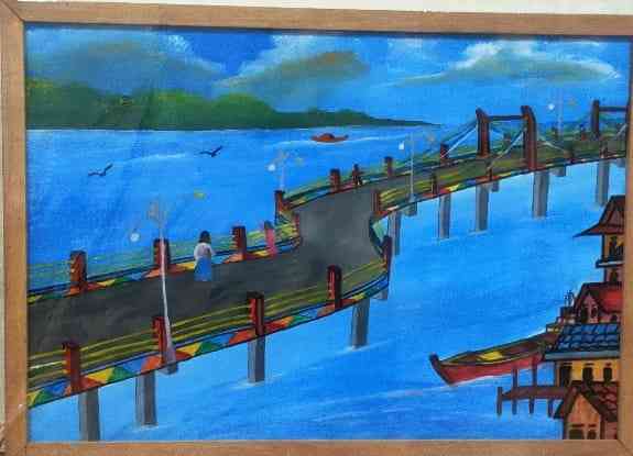 Lukisan pesisir pantai timur sumatera. (dokpri)