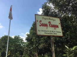 Papan nama Saung Ranggon: Dokpri