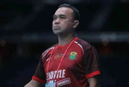 Rionny bekerja tanpa kontak kerja (Foto PBSI/Badminton Indonesia) 