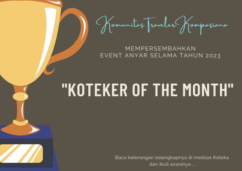 Koteker of the month periode Maret (dok.Koteka)