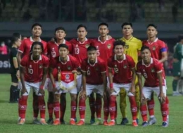 Timnas Indonesia U-20 yang berlaga di Ajang Piala Asia di Uzbekistan (foto: dok.PSSI)