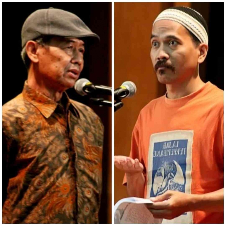 Ahmad Tohari dan Bandung Mawardi/Foto: Hermard
