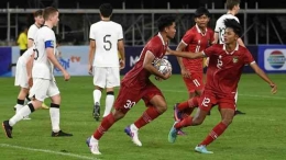 Timnas Indonesia U20 kalah 1-2 dari Selandia Baru dalam laga uji coba di Jakarta (Foto Antara/Aditya Pradana Putra). 