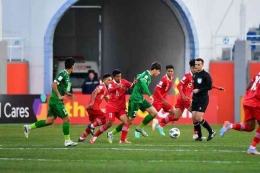 Timnas Indonesia U-20 vs Irak U-20 di matchday 1 Grup A Piala Asia U-20 2023 Dok. AFC. Sumber bola.net