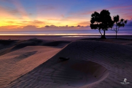 Suatu pagi di Pantai Oetune, Kupang, NTT. Sumber: dokumentasi pribadi