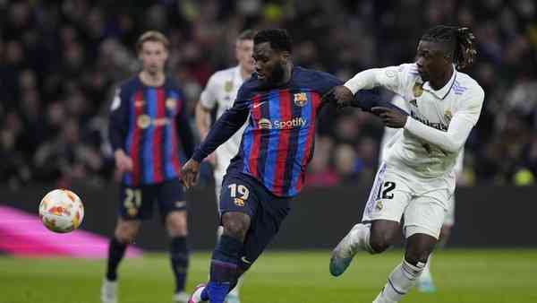 Leg pertama semifinal Copa del Rey 2023 antara Real Madrid vs Barcelona. Foto: Bernat Armangue/AP/detik.com