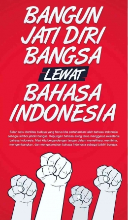 Gerakan cinta bahasa Indonesia/Foto: Hermard
