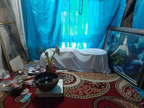 kamar tempat penyimpanan benda pusaka di Saung Ranggon,dok:yayat