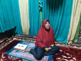 Juru Kunci Saung Ranggon Ibu Sri Mulyati,dok:yayat