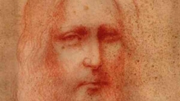 Sketsa wajah Yesus Kristus yang diyakini sebagai karysa Leonardo da Vinci (Foto: Istimewa via detik.com)