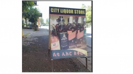 Toko Minuman Keras di Kawasan Arab Sefer, Hawassa , Ethiopia, 8 Desember 2019