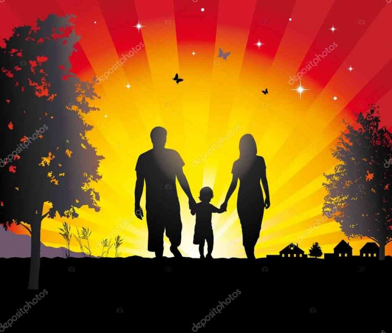 sumber: https://depositphotos.com/4178287/stock-illustration-young-family-walking-in-the.html