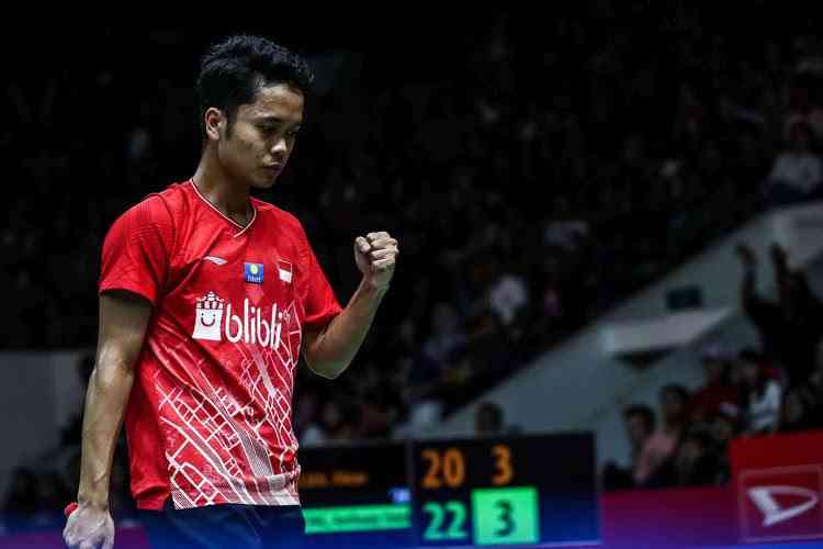 Meski menurun, pelatih Irwansyah mengatakan Ginting juga memiliki peluang juara di All England 2023 (Foto Kompas.com)Â