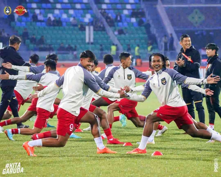 Indonesia muda gagal melaju ke babak 8 besar Piala Asia U-20 usai ditahan imbang Uzbekistan 0-0 (Foto Facebook.com/PSSI) 