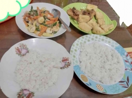 Menu sarapan dan bekal sekolah. Dokumen Yuliyanti