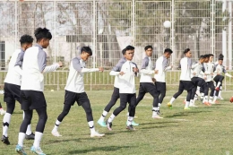  (Timnas Indonesia U20/Latihan Jelang Laga Terakhir Dok: pssi.org)