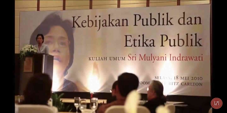 Ceramah Sri Mulyani dalam kuliah umum