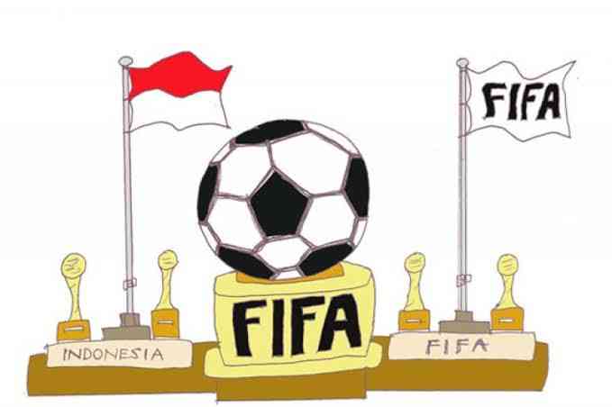 Ilustrasi Fifa dan Indonesia/antaranews