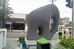 Patung Gajah, Gresik (Hamzah/Kompas)