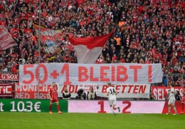 Dukungan fans klub Jerman akan Regulasi 50+1. Picture: post2post.in