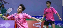 Rayhan/Rahmat di Thailand IC 2023 (Foto Facebook.com/Badminton Indonesia) 