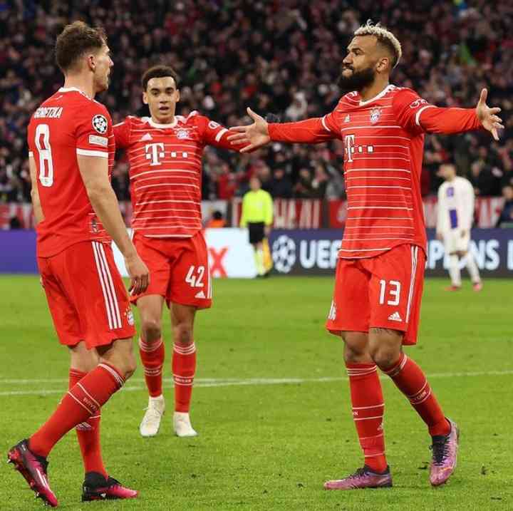 Pemain Bayern munchen merayakan gol/ Dok.UCL