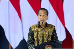 Presiden Joko Widodo saat menyentil gaya hidup mewah pejabat. | dok. Antara, dimuat bisnis.com