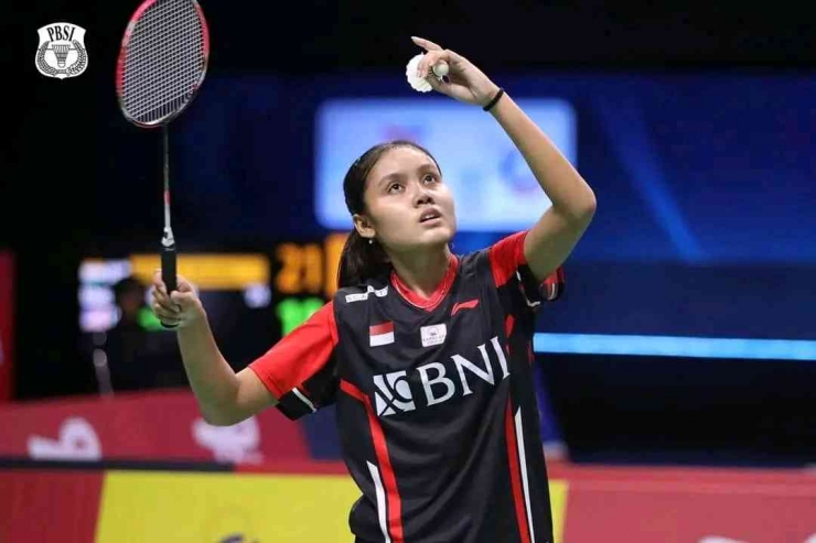 Bilqis terus menerus kalah (Foto Facebook.com/Badminton Indonesia) 