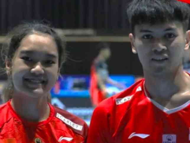 Adnan/Nita pastikan tiket final Thailand IC 2023 (Foto PBSI/Badminton Indonesia) 
