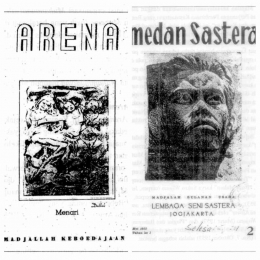 Majalah Arena dan Medan Sastra/Foto:  Hermard