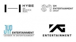 Empat perusahaan terbesar dalam industri musik K-Pop (Sumber gambar: Suara.com)