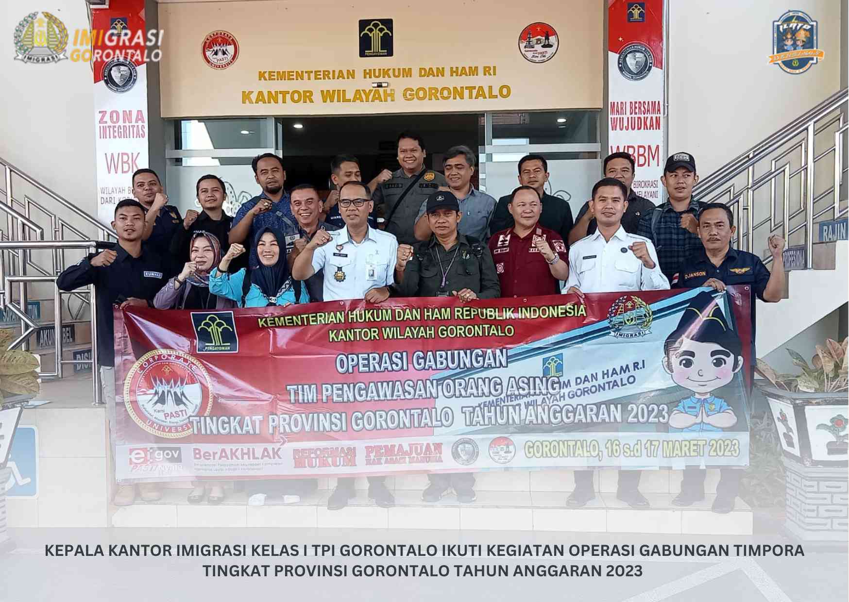 Kepala Kantor Imigrasi Kelas I TPI Gorontalo Ikuti Kegiatan Operasi ...