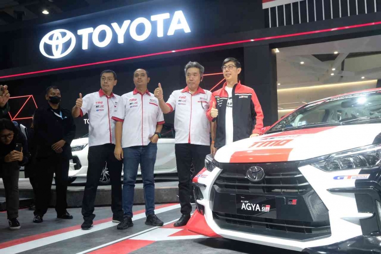 petinggi Toyota Astra Motor memperkenalkan All New Agya GR Sport | Dok. Pribadi
