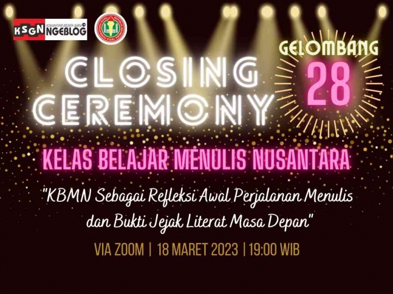 flyer zoom meet closing ceremony KBMN PGRI 28 penulis salah satu peserta zoom  https://telkomsel.zoom.us