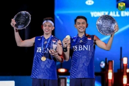 Fajar/Rian akan tetap kukuh sebagai peringkat 1 dunia (Foto Facebook.com/Badminton Indonesia) 