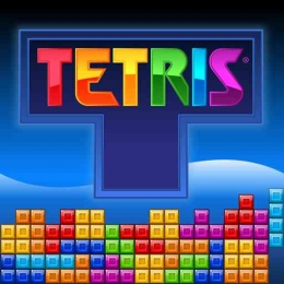 Tampilan awal game Tetris versi awal (sumber: Amazon UK/James)