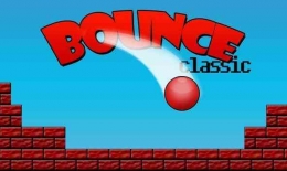 Tampilan menu awal game Bounce jadul (sumber: IMDb)