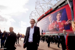 Sir Jim Ratcliffe ketka mengunjungi Stadion Old Trafford, 17 Maret 2023. (Sumber: Peter Byrne/PA Images via Getty Images)