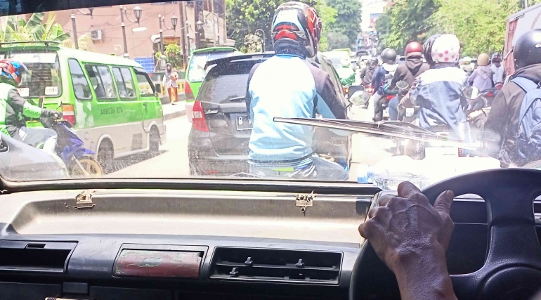 Foto macet (dokumen pribadi)