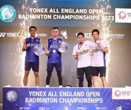 Fajri dan The Daddies berhasil menduduki podium All England 2023. Sumber: instagram @fajaralfian95