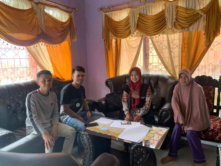 Pantarlih didampingi PPS dalam Pencoklitan (Dok. pribadi)