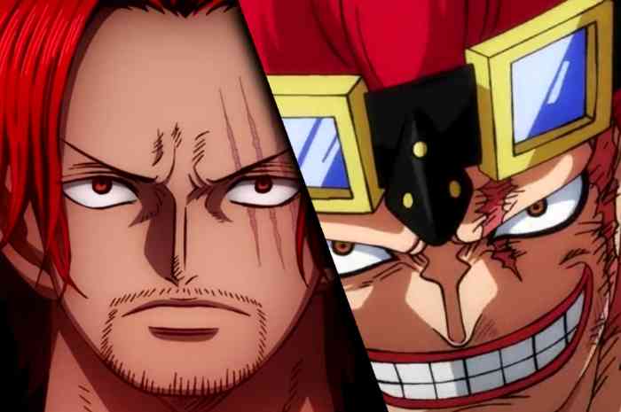 Pertarungan Shanks vs Kid dalam spoiler manga One Piece chapter 1079 (Sumber foto: Tangkap layar YouTube Anime Nia)